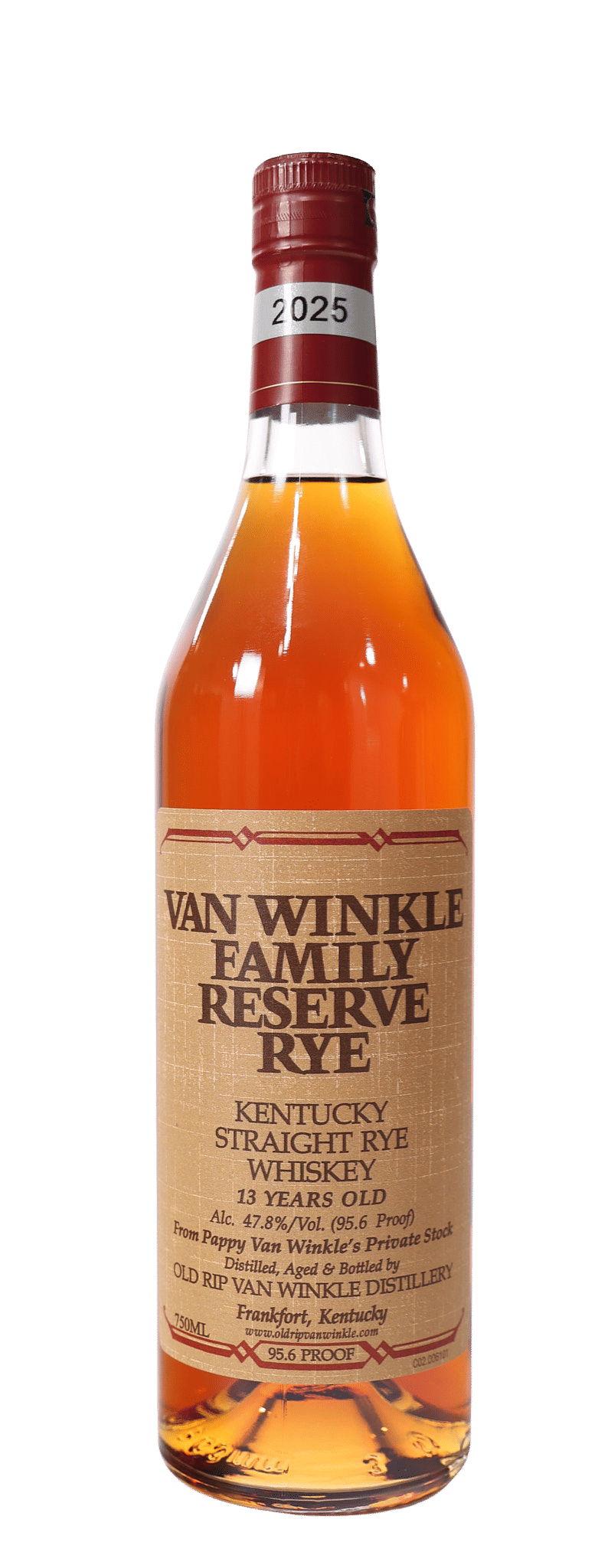 Van Winkle Family Reserve Rye 13yr Whiskey 2025 Release | Whiskey
